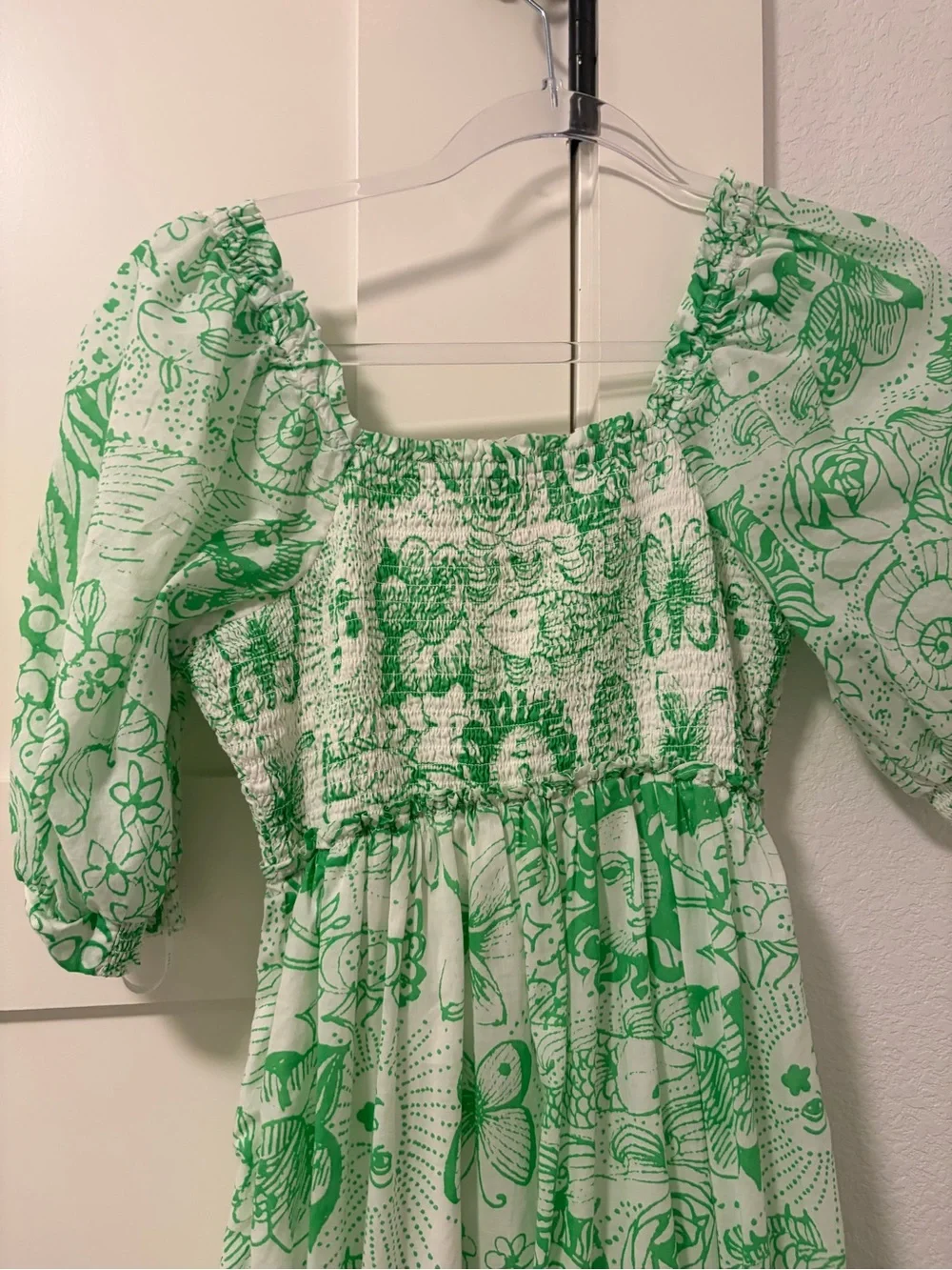 Lilly Pulitzer Short Sleeve Hadly Dress Smocked XS - Picture 4 of 5
